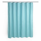LA035655FAS Waffle Design Shower Curtain - Blue