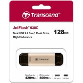 128GB JetFlash 930C USB 3.2 + Type C Gold