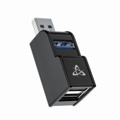 H-606 3 Port USB-A (1x 3,0, 2x 2,0)