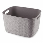 Basket Softex Brown 19L 38x29x22cm