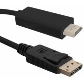 Qoltec Cable DisplayPort v1.2 / HDMI | 4Kx2K | 1m