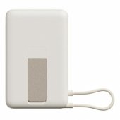 "Magnetic Power Bank with Built-in Stand 10000mAh", smėlio spalvos