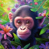 _6823031 Ravensburger dėlionė 3x49 vnt. Children of the Jungle