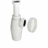 Bottle trap without outlet 11/ 2"x40 without drainage pipe, white