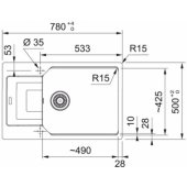 UBG 611-78XL Pop-Up Grey (114.0593.096)