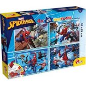Lisciani LISCIANI MARVEL PUZZLE DF MAXI GRINDŲ DĖLIONĖ 4 X 48 SPIDERMAN