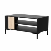 Cama MERCI coffee/ lawn table 100 x 55 x 49 cm black/ oak artisan