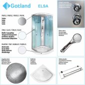 ELSA (GL-ZQ-160 B 90 WH) 90x90x215