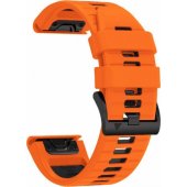 IconBand Pro Garmin Fenix 3/ 5X/ 3HR/ 5X Plus/ 6X/ 6X Pro/ 7X oranžinė-juoda