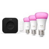 Starter kit: E27 8W 3pcs + Dimmer switch + Bridge Pro