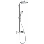 Hansgrohe Crometta S rain shower set with thermo faucet
