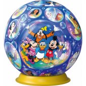 Ravensburger 3D dėlionės kamuolys Disney Characters (72 detalės)