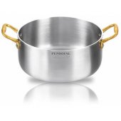 1615 Prikaistuvis su dviem rankenomis ir stikliniu dangčiu - New Era 24cm