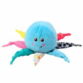 Plush Octopus Sleeping Cuddly Toy Light Sound Blue