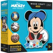 TREFL DISNEY medinė dėlionė – Peliukas Mikis, 50 vnt.