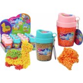Squishy Styrofoam Balls in an Orange Cup