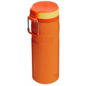 The IceFlow Bottle Twist Flip 470ml Goldenrod Coral