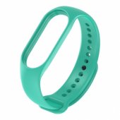 Silikoninis dirželis Xiaomi Mi Band serijai 3/ 4/ 5/ 6/ 7, turkio spalvos