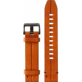 Garmin riešo dirželis odinis QuickFit 22 (riešutų spalvos)