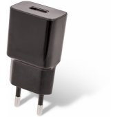 MXTC-01 1x USB 2.1A juodas + microUSB