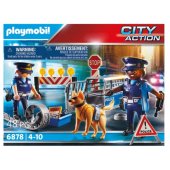 Police roadblock - 6878