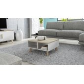 Cama LOTTA 60 coffee table white/ sonoma oak