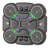 Interactive Musical Boxing Shield with LED Lights 3 Levels Black