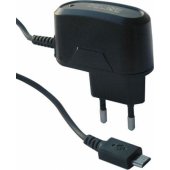 Micro USB 1A juoda