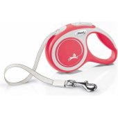 Flexi automatic leash New Comfort XS tape 3 m color red.