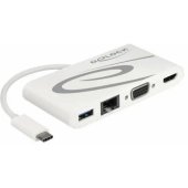 87731 USB-C 3.1 > HDMI 4K + VGA + LAN + USB