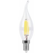 LED kaitrinė lemputė E14, C35T, 6W, 840lm, 3000K, 360°