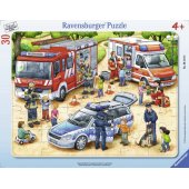 Ravensburger rėminė dėlionė, 30 dalių. Exciting work 061440 RAVENSBURGE