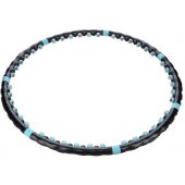 Masažinis lankas Hula Hop HHP006 98cm juoda/ mėlyna