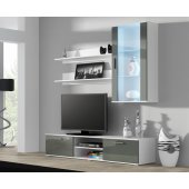 SOHO 180x43x37 White/ Grey Gloss