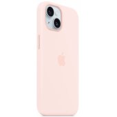 "Silicone Case with MagSafe iPhone 15 (MT0U3ZM/ A)" Light Pink
