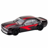 Sports Car Drive Glossy Body Black Red Lines