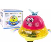 LeanToys vandens kamuolys UFO, diodai, linksma muzika, rožinis