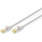 CAT 6A S-FTP jungiamasis kabelis 1m Pilkas