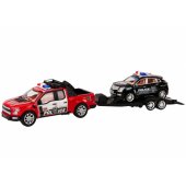 Police Pickup Truck With Tow Truck Semi-Trailer Off-Road Car Police Se