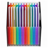 Folder Organizer for Office Documents, 13 Compartments, A4, Black