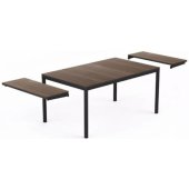Deco Porto Nova Extendable 160-240 Walnut / Black