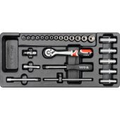 Yato tool insert with accessories 25pcs. (YT-5541)