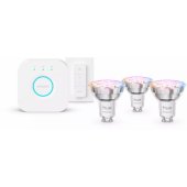 Basis Starter-Set: 3 smarte Lampen GU10 (345 lm) + Dimmer Switch