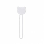 Silicone cable reel white