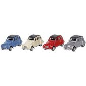 Goki metalinė transporto priemonė su atatrankos mechanizmu, Citroen 2CV, 1:51 (12187)
