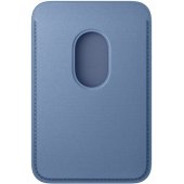 iPhone FineWoven Wallet with MagSafe Wildflower Blue
