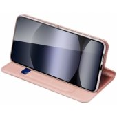 Skin Pro piniginės tipo dėklas Xiaomi Redmi Note 14 4G, rožinis