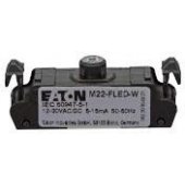 Eaton LED fixture flat white 12-30V AC/ DC M22-FLED-W 180795 M22-F