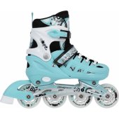 Rolki Nils Extreme NH10905 z wymienną płozą regulowane miętowe r. 39-4