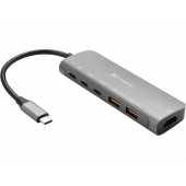 136-65 USB-C Dock HDMI+2xA+2xC+PD100W